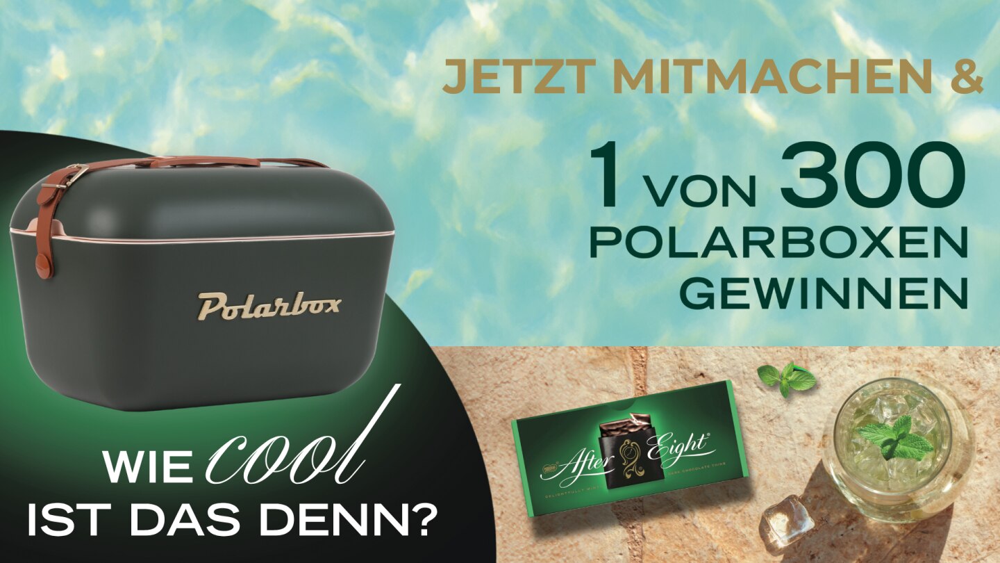 AFTER EIGHT Gewinnspiel: 1 von 300 Polarboxen gewinnen